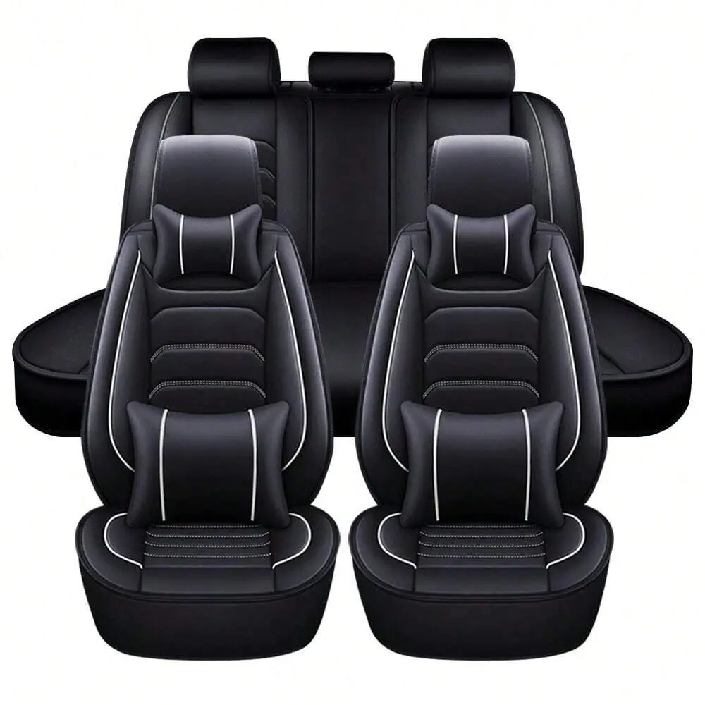 PU Leather Universal Car Seat Cover Front Back Headrest Cover Full Set Protector
PU Leather Universal Car Seat Cover Front Back Headrest Cover Full Set Protector