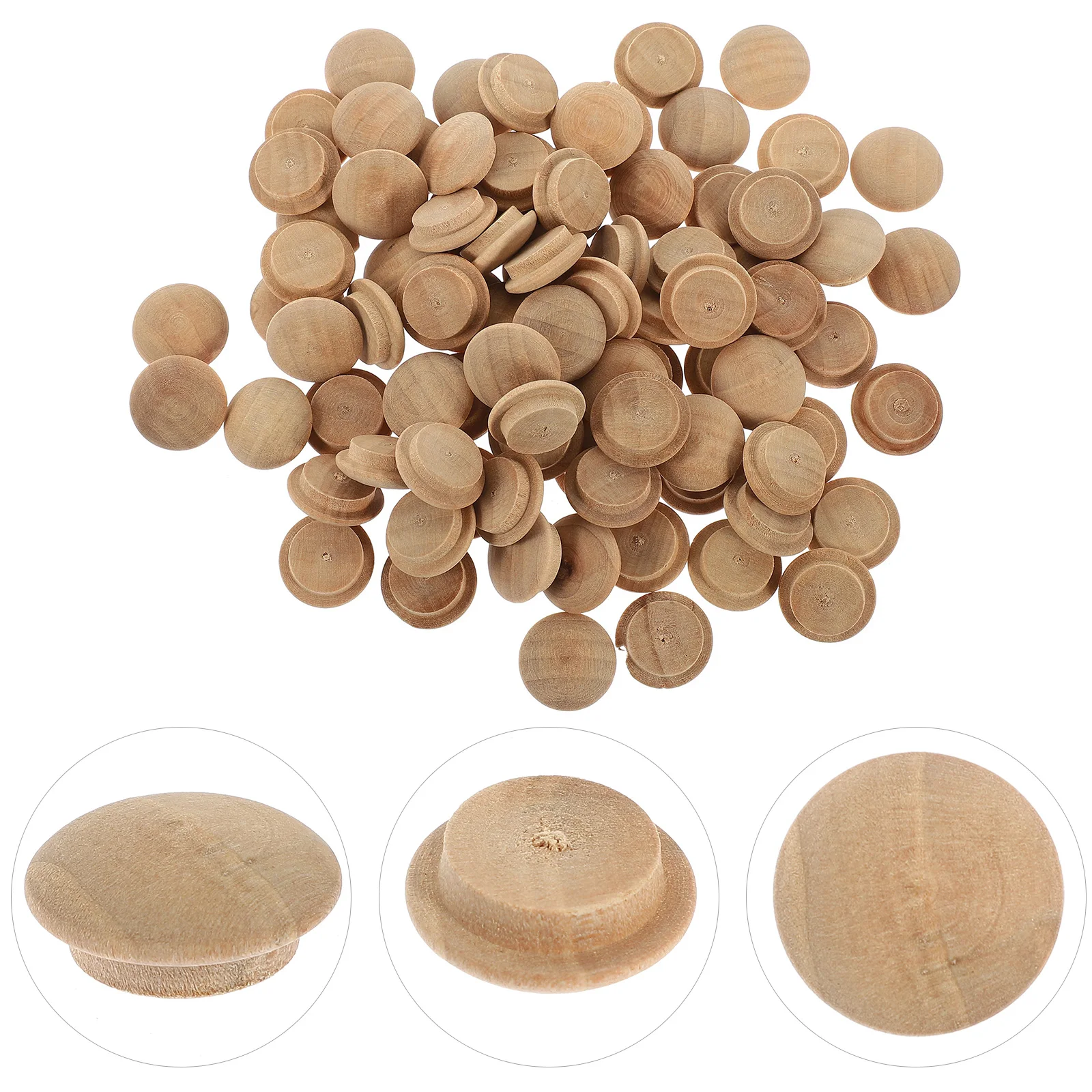 100 Pcs Wooden H covers 40mm x 35mm Furniture Hole Plugs Cabinet Drill Caps Decorative Buttons Efficient Easy Replacement
100 Pcs Wooden H covers 40mm x 35mm Furniture Hole Plugs Cabinet Drill Caps Decorative Buttons Efficient Easy Replacement