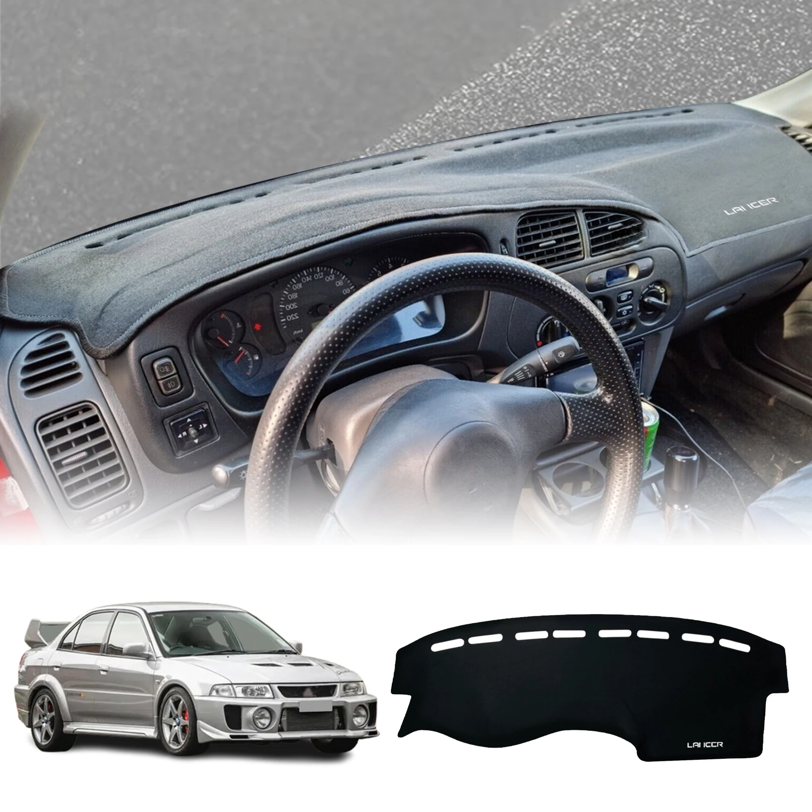 fit for Mitsubishi Lancer 1996-2000 EVO Evolution Dashmat Dashboard Cover Pad DashMat Sunshade Protective Carpet Car Accessories
fit for Mitsubishi Lancer 1996-2000 EVO Evolution Dashmat Dashboard Cover Pad DashMat Sunshade Protective Carpet Car Accessories