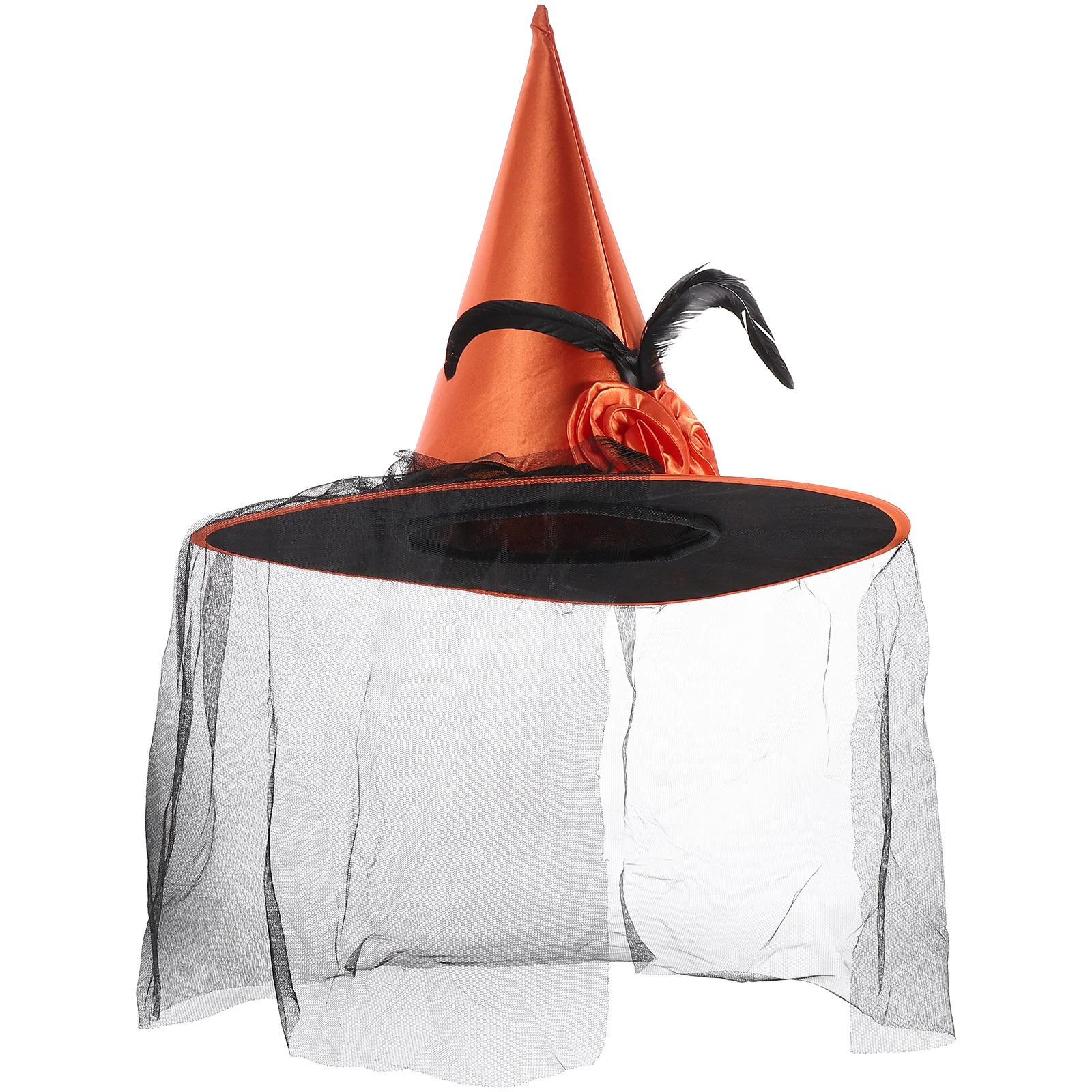 Halloween Witch Hat Orange Rose Gauze Elegant Style Party Costume Accessory
Halloween Witch Hat Orange Rose Gauze Elegant Style Party Costume Accessory