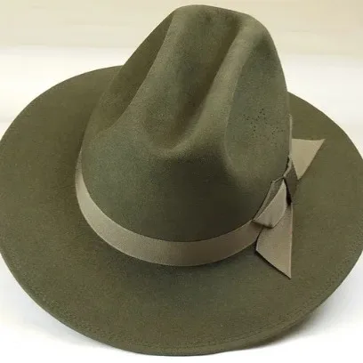 Fashionable and Versatile Solid Color Wool Hat with Ribbon and Felt Hat
Fashionable and Versatile Solid Color Wool Hat with Ribbon and Felt Hat