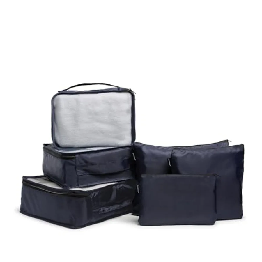 Комплект упаковочных кубов (6 шт.) для путешествий - Компрессионные органайзеры для багажа, универсальный размер
Комплект упаковочных кубов (6 шт.) для путешествий - Компрессионные органайзеры для багажа, универсальный размер