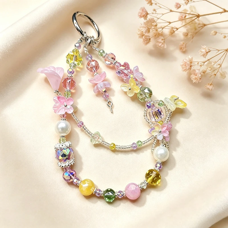 Symphony Glazed Flower Beaded Mobile Phone Pendant, Bag Keychain Exquisite Versatile Pendant
Symphony Glazed Flower Beaded Mobile Phone Pendant, Bag Keychain Exquisite Versatile Pendant