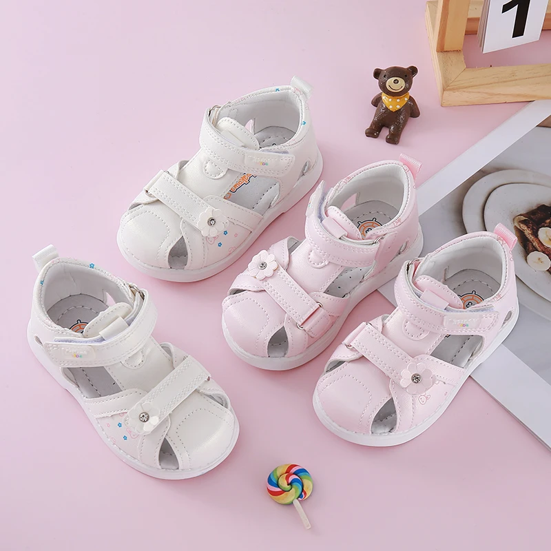 Summer Girls' Closed Toe Sandals, Soft Non-slip Sole, Breathable Hook & Loop Toddler Shoes, Cute Princess Style Kids' Footwear
Summer Girls' Closed Toe Sandals, Soft Non-slip Sole, Breathable Hook & Loop Toddler Shoes, Cute Princess Style Kids' Footwear