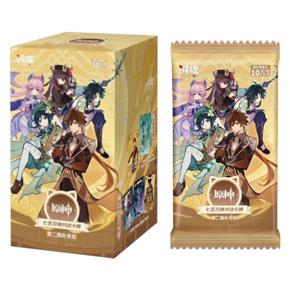 Genuine Genshin Impact Card Booster Pack Pre Assembled Accessory Pack Collect Peripheral Game Collectible Cards Toy Gift
Genuine Genshin Impact Card Booster Pack Pre Assembled Accessory Pack Collect Peripheral Game Collectible Cards Toy Gift