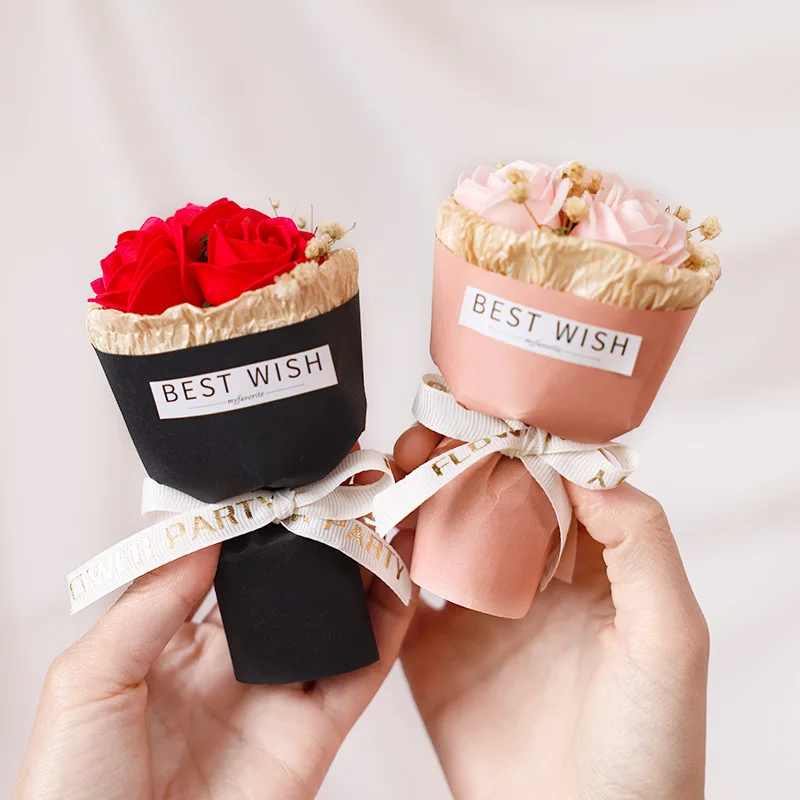 Mini Rose Soap Flower Bouquet, Artificial Flowers for Home, Wedding Decor, Valentine's Day, Christmas, New Year, Birthday Gift
Mini Rose Soap Flower Bouquet, Artificial Flowers for Home, Wedding Decor, Valentine's Day, Christmas, New Year, Birthday Gift