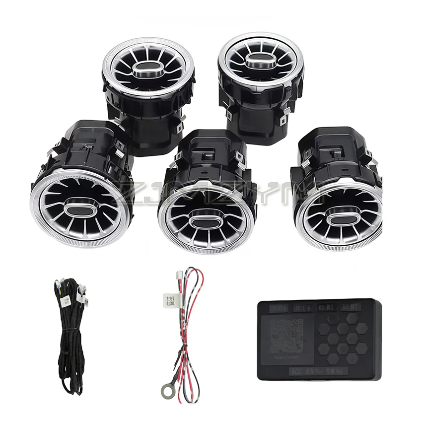 Air Outlet with Light For 2008-2014 Audi TT LED Air Vents APP Control Car AC Conditioner Turbo Outlet with Decoration Ambient Li
Air Outlet with Light For 2008-2014 Audi TT LED Air Vents APP Control Car AC Conditioner Turbo Outlet with Decoration Ambient Li