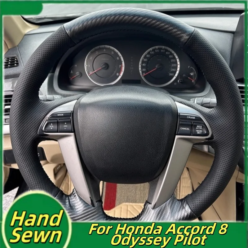 Car Steering Wheel Cover Hand-Sewn Genuine Leather For Honda Accord 8 Odyssey Pilot Car Interior Accessories
Car Steering Wheel Cover Hand-Sewn Genuine Leather For Honda Accord 8 Odyssey Pilot Car Interior Accessories