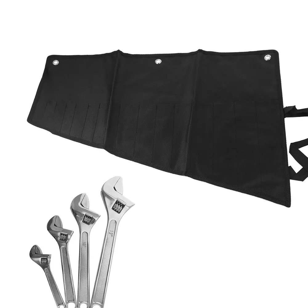 16 Pockets Wrench Roll Organizer Water Proof Oxford Cloth Elastic Straps Tool Pouch Bag Proof Oxford Cloth Roll Up Design
16 Pockets Wrench Roll Organizer Water Proof Oxford Cloth Elastic Straps Tool Pouch Bag Proof Oxford Cloth Roll Up Design