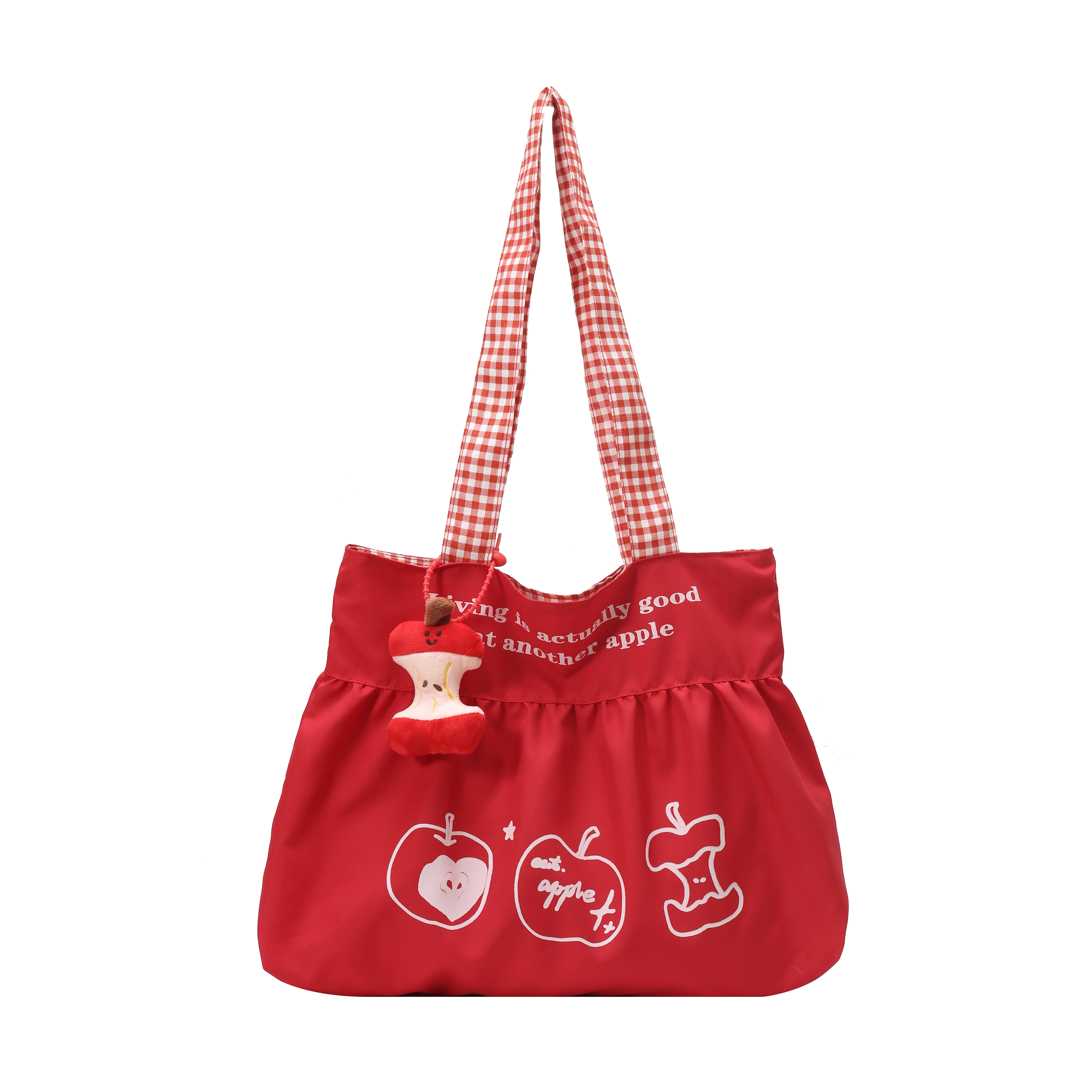 Handbag from china. Apple red nylon bag female 2025 new Korean lazy wind niche large-capacity one-shoulder commuter tote bag
Handbag from china. Apple red nylon bag female 2025 new Korean lazy wind niche large-capacity one-shoulder commuter tote bag