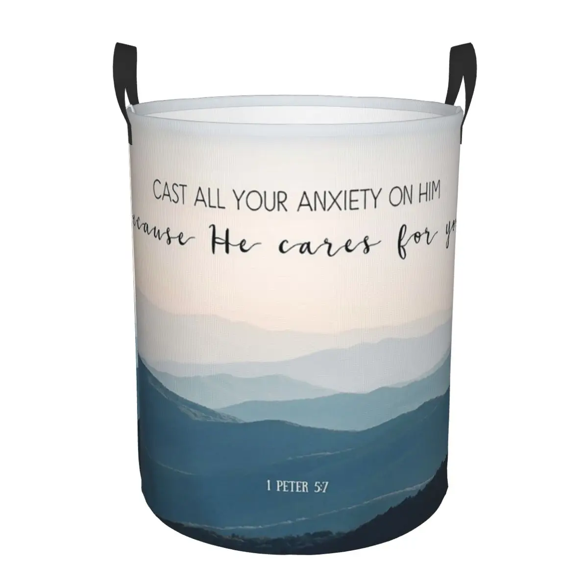 Christian Bible Verse Quote Anxi Foldable Laundry Baskets Dirty Clothes Toys Sundries Storage Basket Large Bucket For Home Kids
Christian Bible Verse Quote Anxi Foldable Laundry Baskets Dirty Clothes Toys Sundries Storage Basket Large Bucket For Home Kids