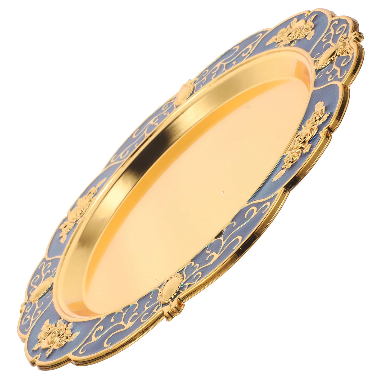 1pc European Style Round Metal Tray Fruit Plate for Home Hotel Living Room Snack Cake Serving Elegant Sturdy Smooth Surface
1pc European Style Round Metal Tray Fruit Plate for Home Hotel Living Room Snack Cake Serving Elegant Sturdy Smooth Surface