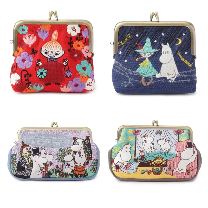 Hot Anime Moomin Kawaii Series Storage Bag Creativity Cartoon Role Little My Cute Embroidery Portable Multi-functional Wallet
Hot Anime Moomin Kawaii Series Storage Bag Creativity Cartoon Role Little My Cute Embroidery Portable Multi-functional Wallet
