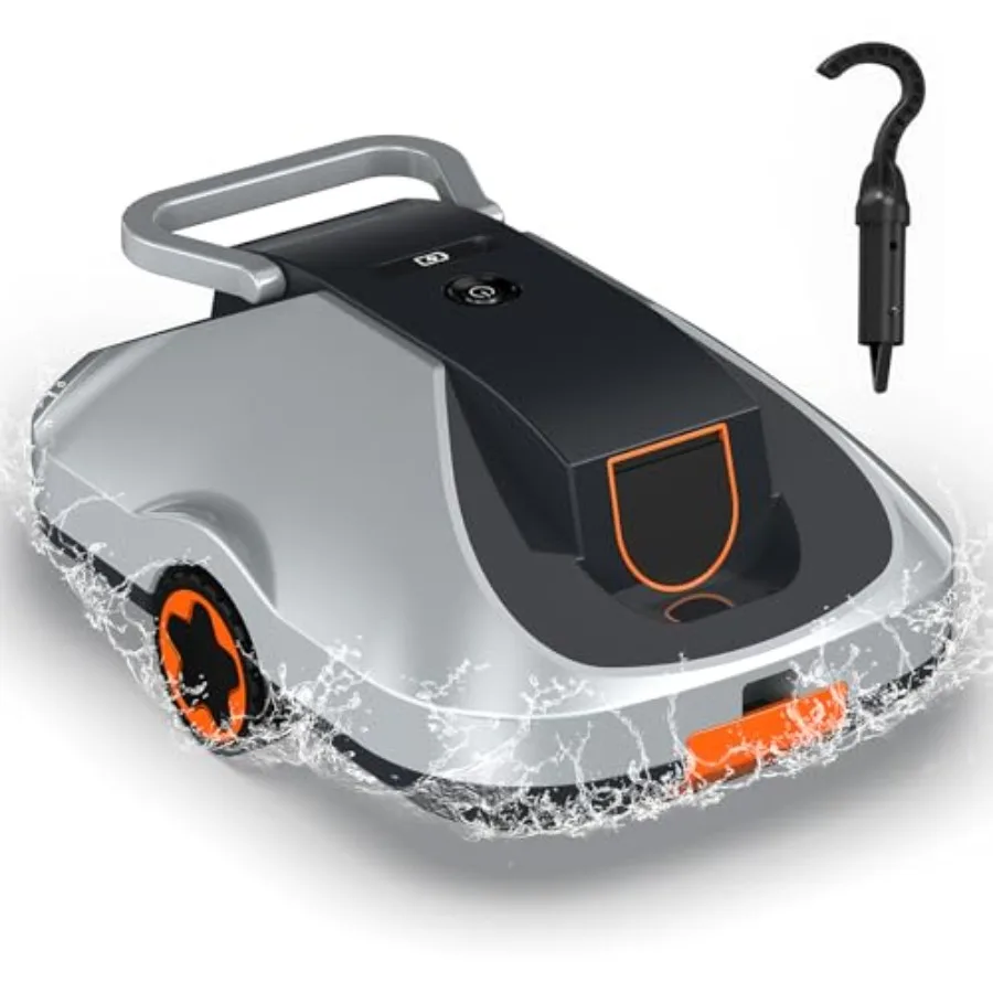 Cordless Robotic Pool Cleaner for Above Ground Inground Pools 200min Runtime Automatic Leaf Dirt Vacuum 2500 sq.ft Powerful Suc
Cordless Robotic Pool Cleaner for Above Ground Inground Pools 200min Runtime Automatic Leaf Dirt Vacuum 2500 sq.ft Powerful Suc