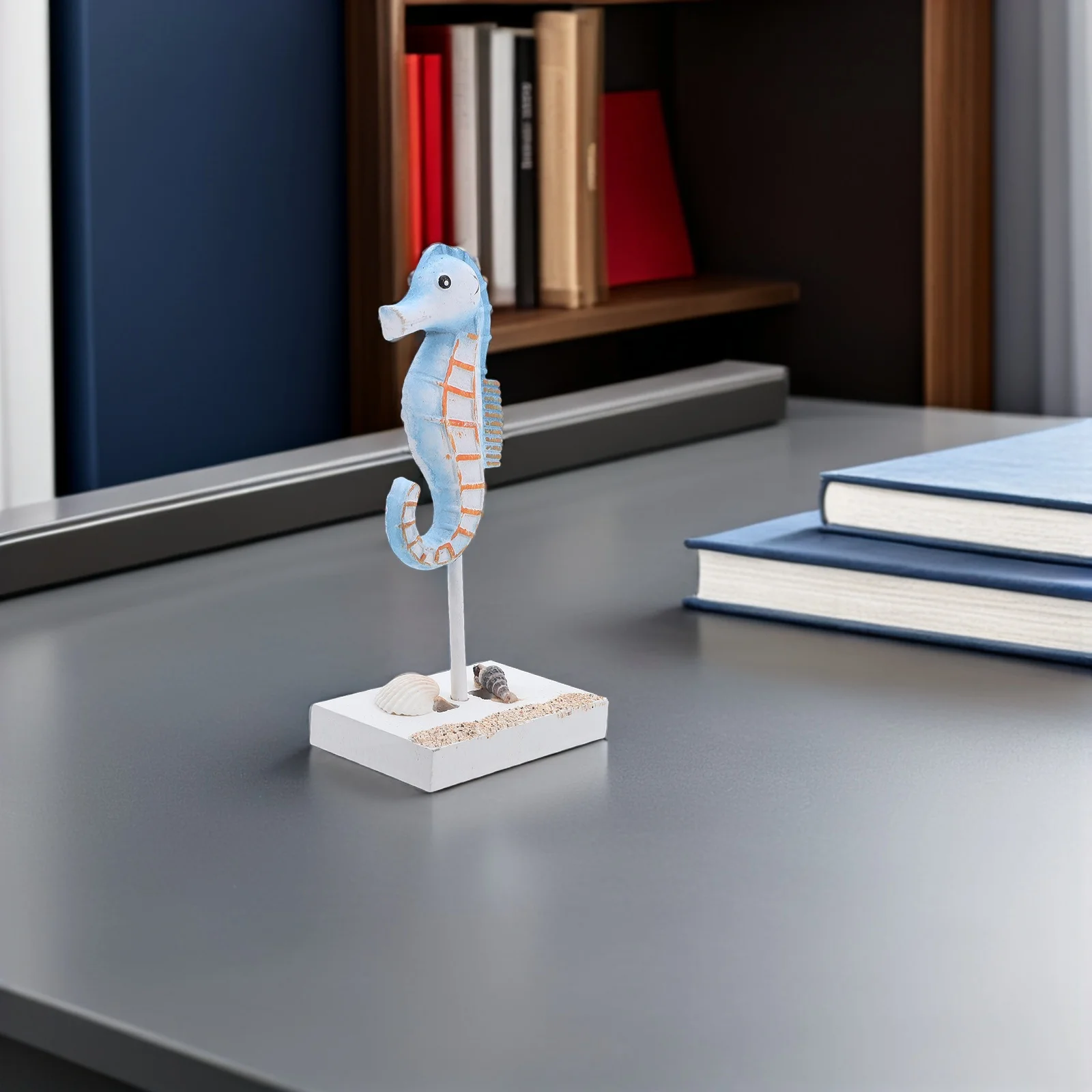 2Pcs Nautical Decor Wooden Seahorse Statues Mediterranean Style Rustic Horse Decor Ocean Animal Sculptures Seaside Ornaments
2Pcs Nautical Decor Wooden Seahorse Statues Mediterranean Style Rustic Horse Decor Ocean Animal Sculptures Seaside Ornaments