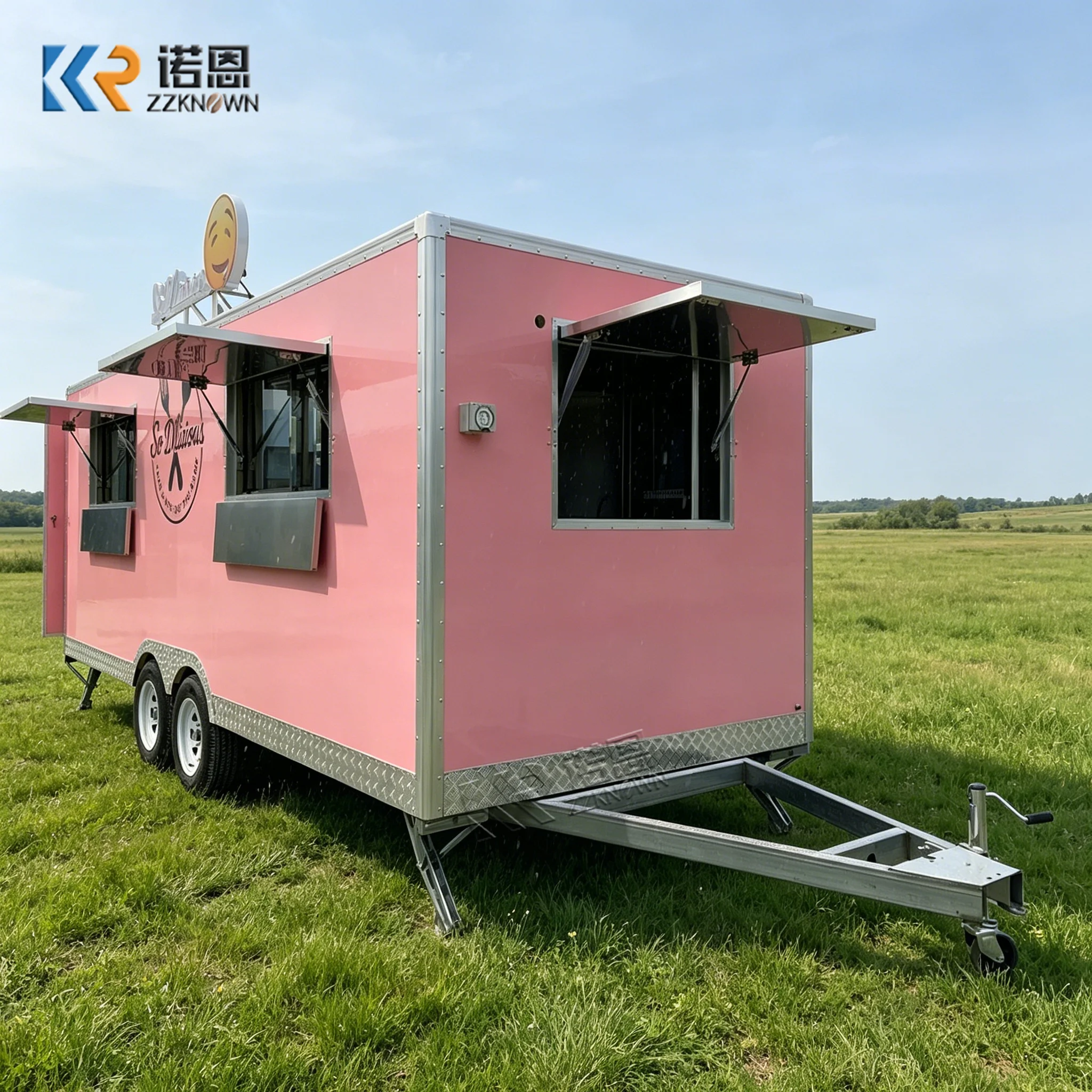 Commercial Mobile Food Truck Multifunctional Concession Cart Outdoor Snack Catering Trailer Food Trailer with Kitchen
Commercial Mobile Food Truck Multifunctional Concession Cart Outdoor Snack Catering Trailer Food Trailer with Kitchen