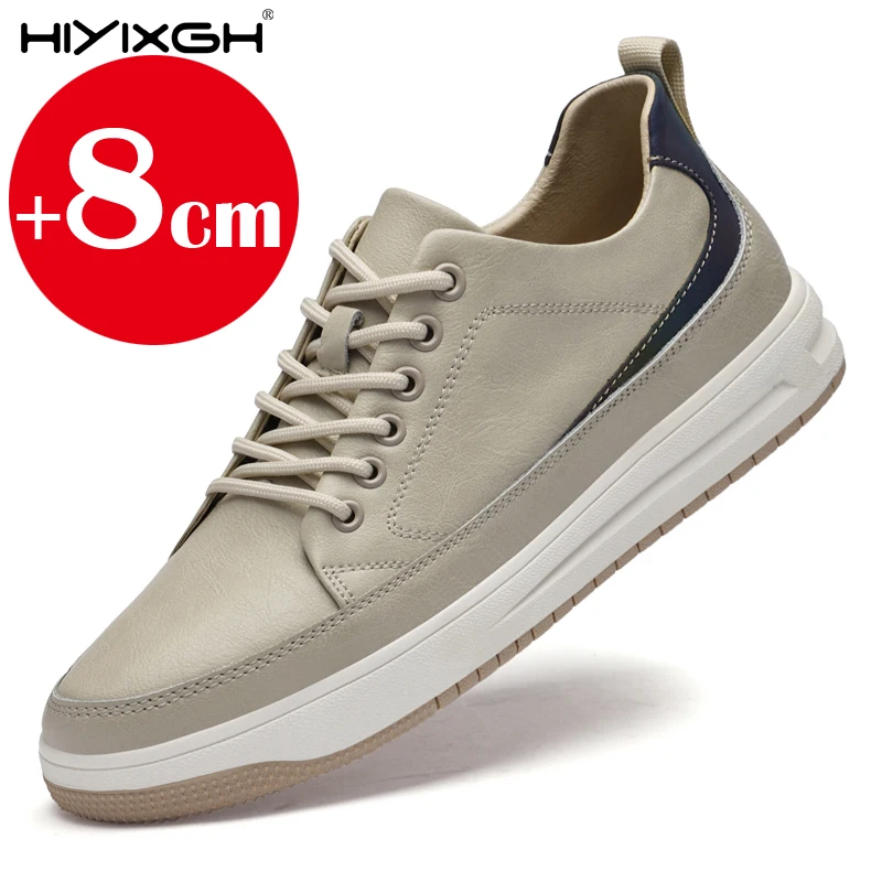 Heightening Shoes for Men Insole 6/8cm Heels Designer Comfortable High Quality Genuine Leather Casual Shoes Men ElevatorSneakers
Heightening Shoes for Men Insole 6/8cm Heels Designer Comfortable High Quality Genuine Leather Casual Shoes Men ElevatorSneakers