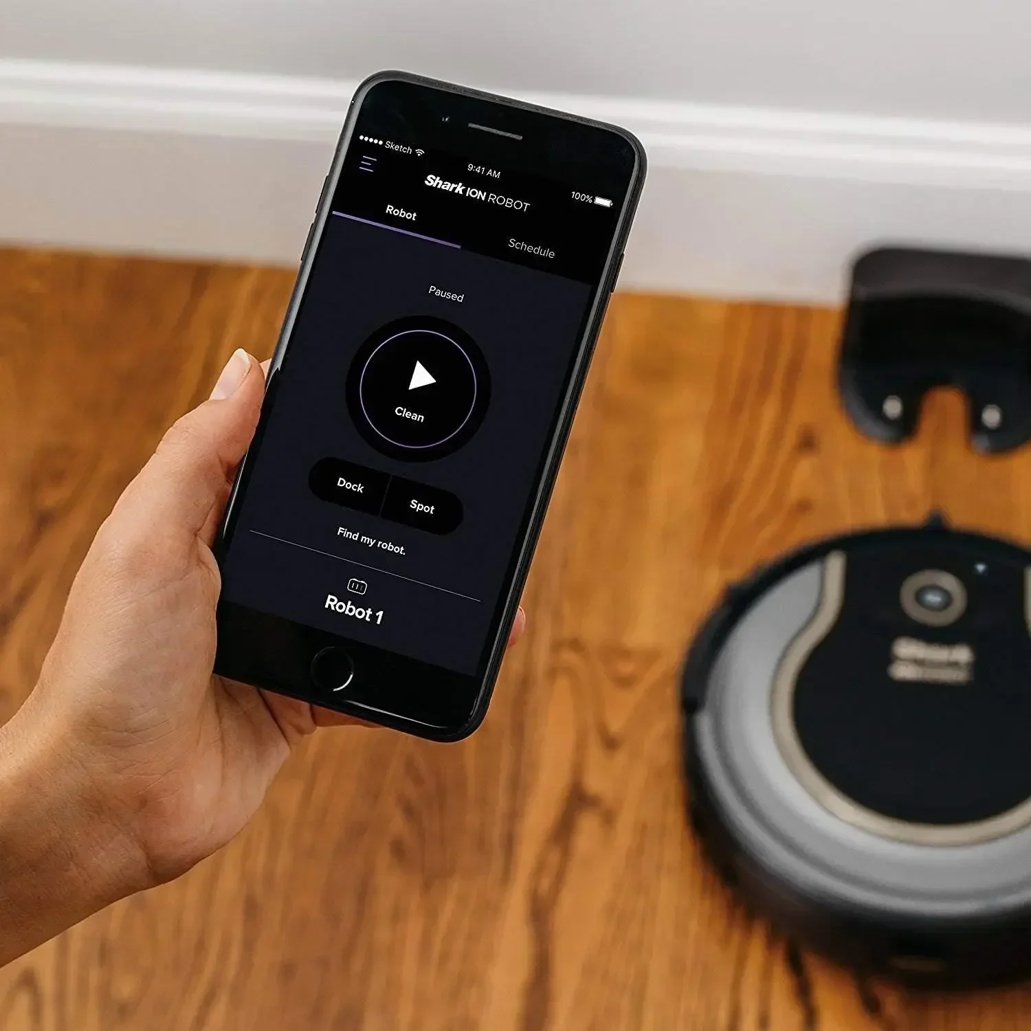 ION Robot Vacuum R75 with Wi-Fi and Voice Control, 0.45 Quarts, in Smoke and Ash
ION Robot Vacuum R75 with Wi-Fi and Voice Control, 0.45 Quarts, in Smoke and Ash
