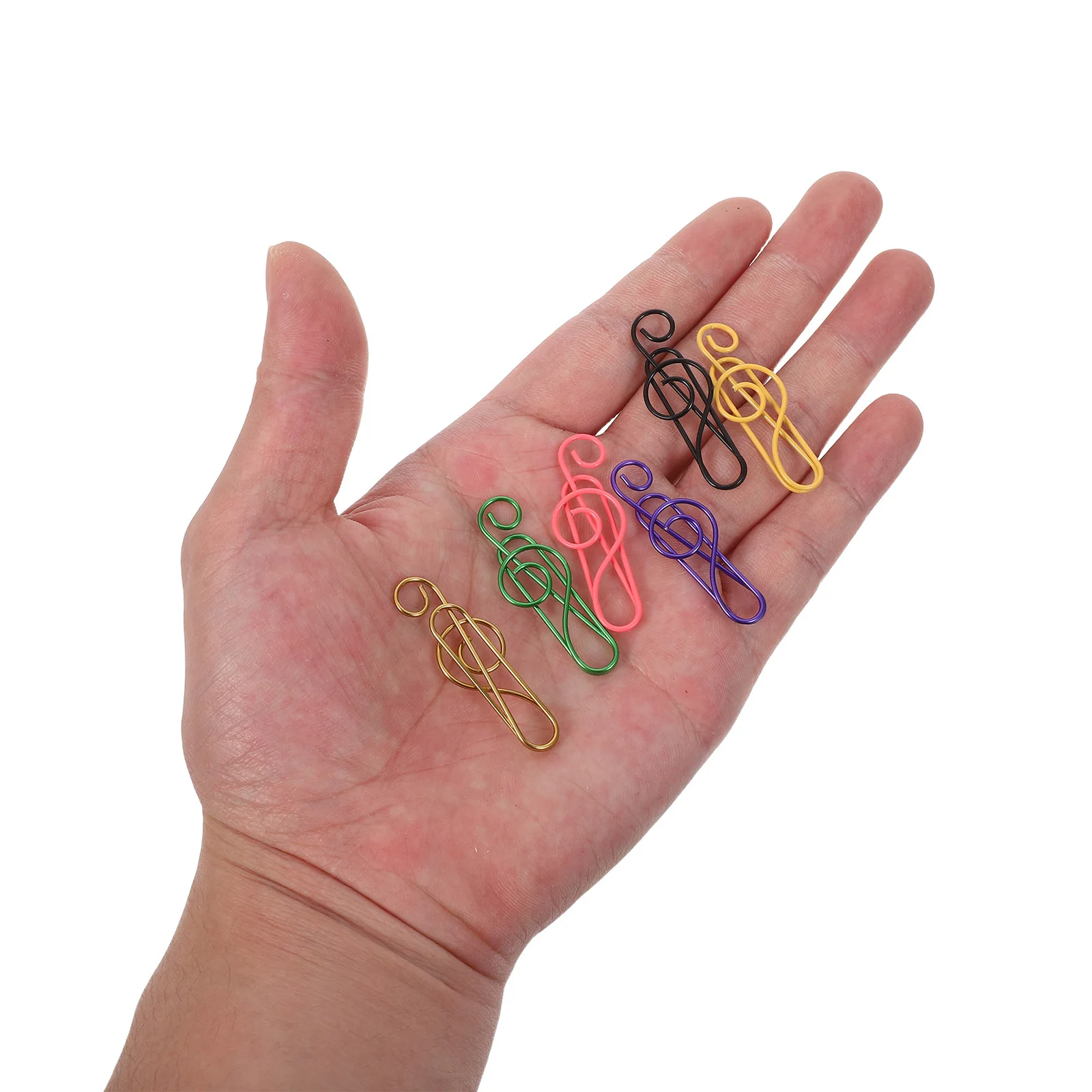 120Pcs Music Note Paper Clips Cute Metal Musical Notes Shape Mini Clips for Journals Scrapbooks Office Stationery
120Pcs Music Note Paper Clips Cute Metal Musical Notes Shape Mini Clips for Journals Scrapbooks Office Stationery