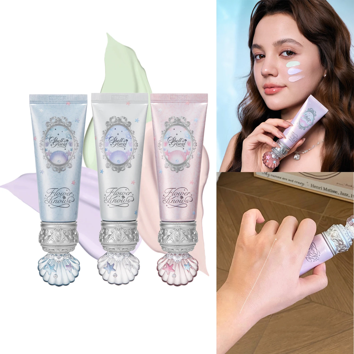Flower Knows Primer Makeup Shells Jewel Radiance Hydrating Long Lasting Vegan Cruelty Free Base Primer 45g
Flower Knows Primer Makeup Shells Jewel Radiance Hydrating Long Lasting Vegan Cruelty Free Base Primer 45g