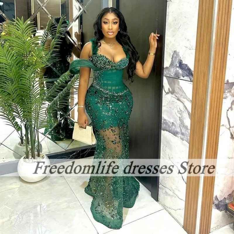 African Green Evening Dresses Women Sequin Aso Ebi Mermaid Wedding Party Dress Aso Ebi Corset Prom Dress 2025 Customized
African Green Evening Dresses Women Sequin Aso Ebi Mermaid Wedding Party Dress Aso Ebi Corset Prom Dress 2025 Customized