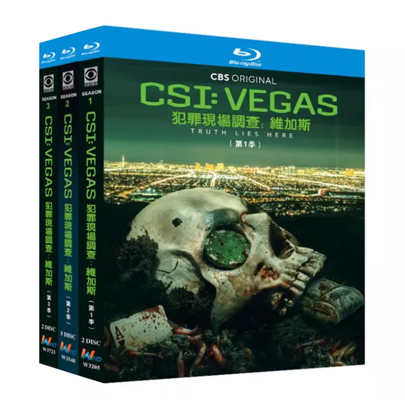 Blu-ray Ultra HD TV Series CSI: Vegas Seasons 1-3 Box Set
Blu-ray Ultra HD TV Series CSI: Vegas Seasons 1-3 Box Set
