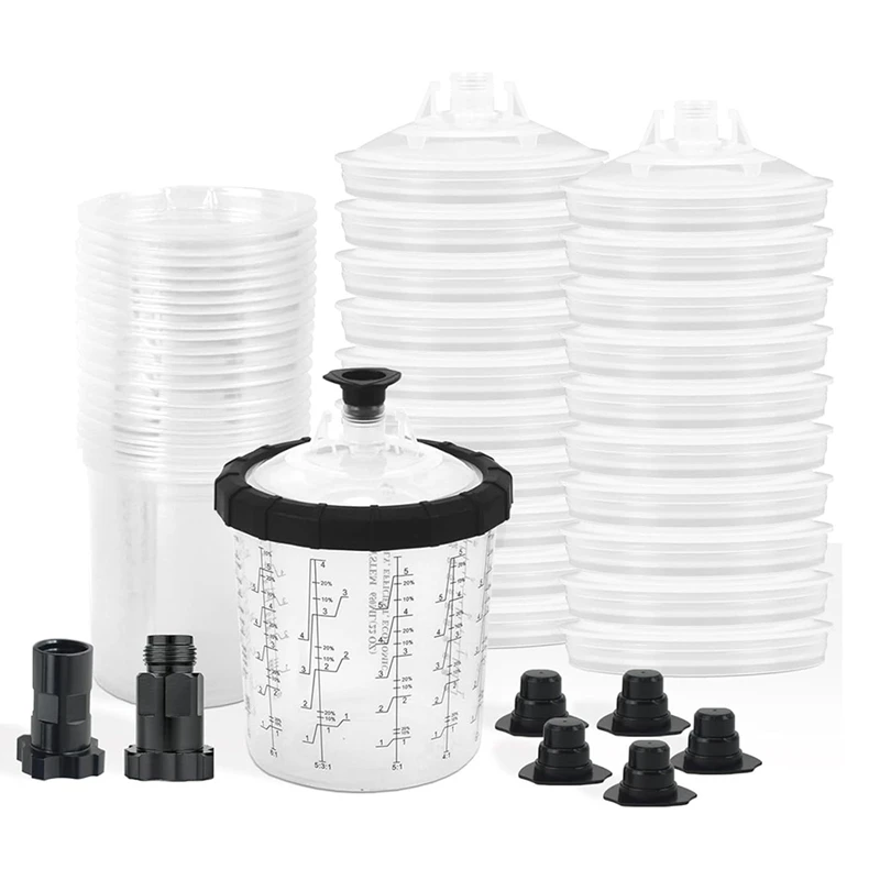 Paint Sprayergun Cup System For Automotive Paint,20 Pack Standard Size Lids And Liners Kit,Standard 20Ounce (600Ml) Kit
Paint Sprayergun Cup System For Automotive Paint,20 Pack Standard Size Lids And Liners Kit,Standard 20Ounce (600Ml) Kit