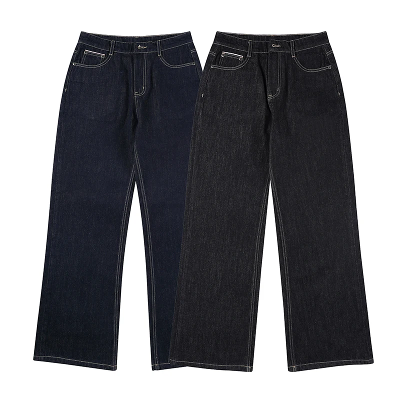 2025 Spring New Men's Jeans Wide Leg Pants Loose Straight Classic Daddy Trousers Full Length Dark Blue Black Jeans Vintage
2025 Spring New Men's Jeans Wide Leg Pants Loose Straight Classic Daddy Trousers Full Length Dark Blue Black Jeans Vintage
