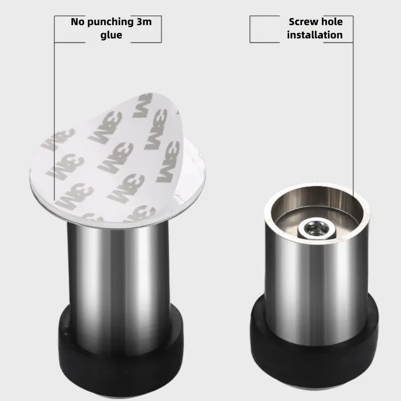 Stainless Steel Door Stopper with Rubber Floor Gaskets - Safety Security for Home Cleaning And Backsplashes
Stainless Steel Door Stopper with Rubber Floor Gaskets - Safety Security for Home Cleaning And Backsplashes
