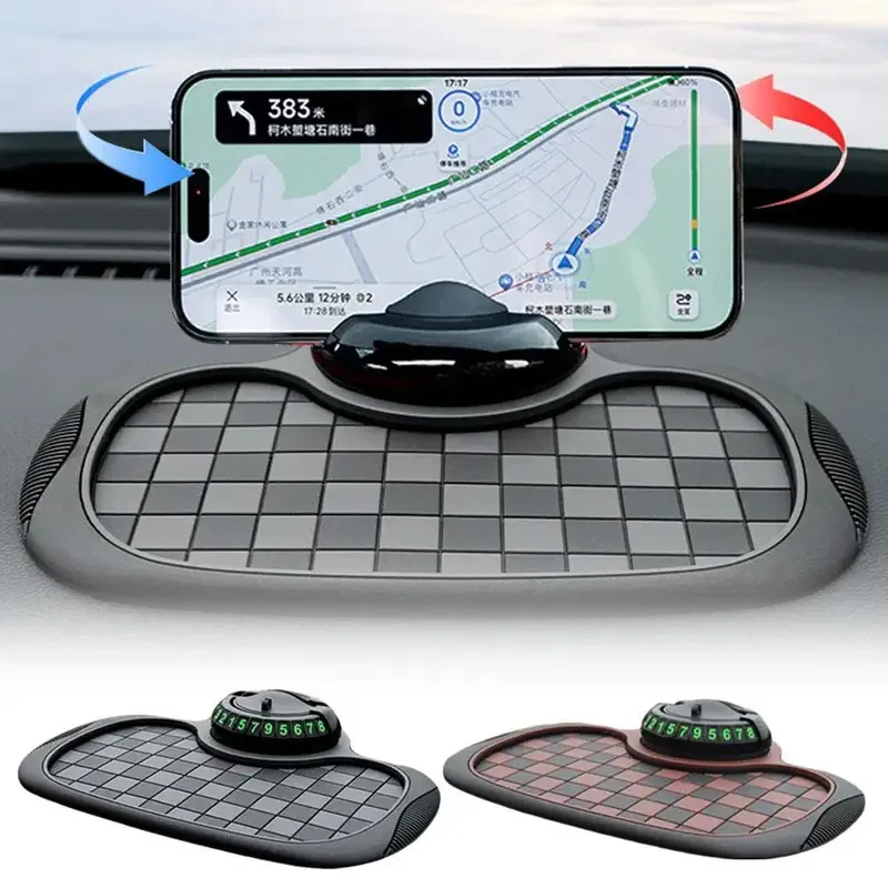 Car Dashboard Anti Slip Mat 360-Degree Rotation Dashboard Phone Holder With Hide Parking Number Plate Interior Accessories
Car Dashboard Anti Slip Mat 360-Degree Rotation Dashboard Phone Holder With Hide Parking Number Plate Interior Accessories