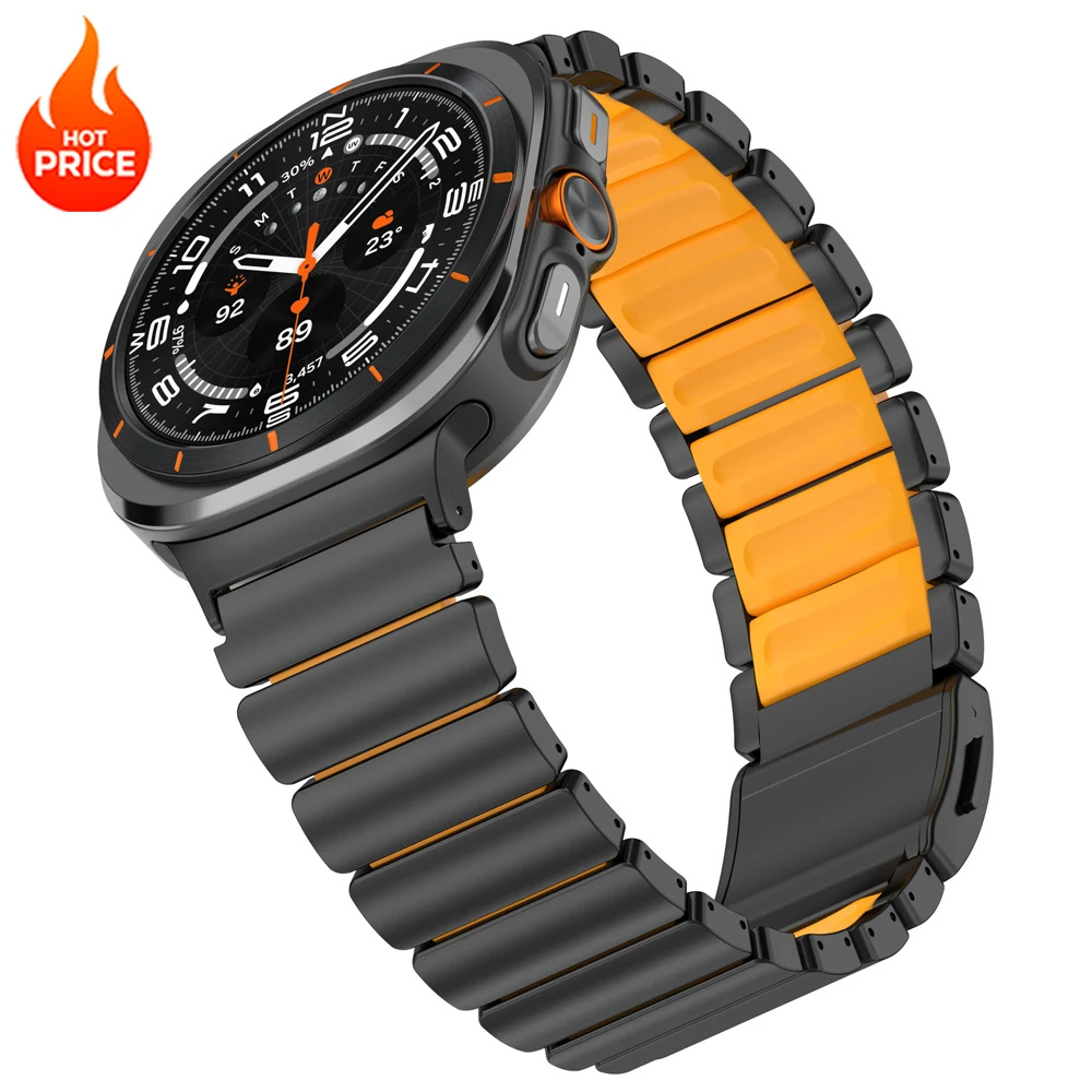 Титановый ремешок для Samsung Galaxy Watch 8 Classic 46 мм, магнитная застежка, браслет для Galaxy Watch 8 40/44 мм, Ultra 47 мм, 2025
Титановый ремешок для Samsung Galaxy Watch 8 Classic 46 мм, магнитная застежка, браслет для Galaxy Watch 8 40/44 мм, Ultra 47 мм, 2025