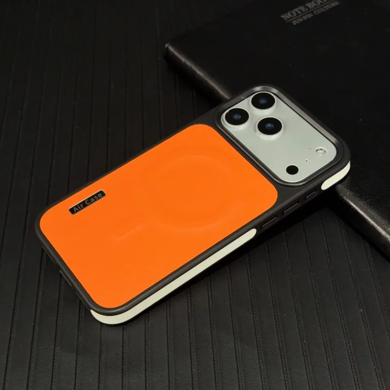 Business Leather Magnetic Phone Case For iPhone 16 15 17Pro Max 14 13 For Magsafe Wireless Charging Shockproof Matte Back Cover
Business Leather Magnetic Phone Case For iPhone 16 15 17Pro Max 14 13 For Magsafe Wireless Charging Shockproof Matte Back Cover