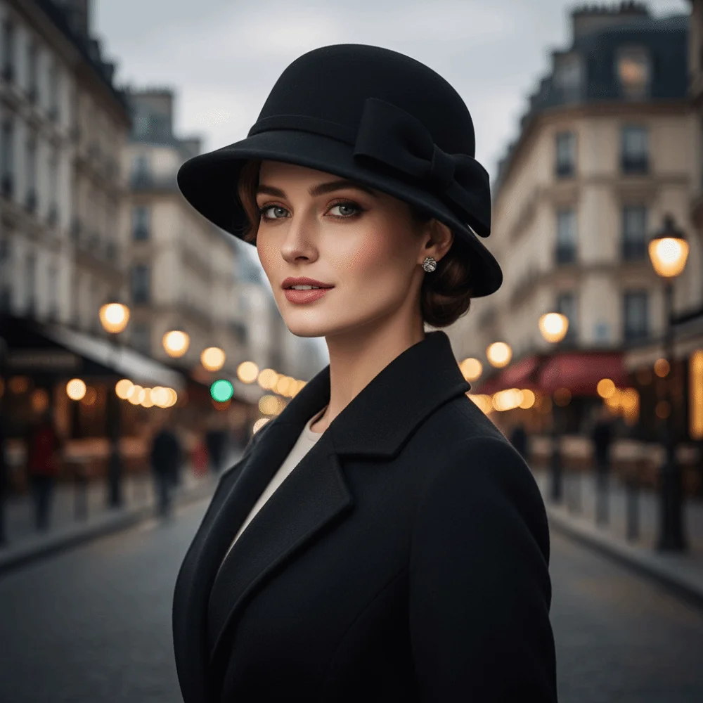 Fashion Solid Color Bow Topper Hat French Style Keep Warm Women Fisherman Hat Hepburn Black Woolen Bucket Hat Girl
Fashion Solid Color Bow Topper Hat French Style Keep Warm Women Fisherman Hat Hepburn Black Woolen Bucket Hat Girl