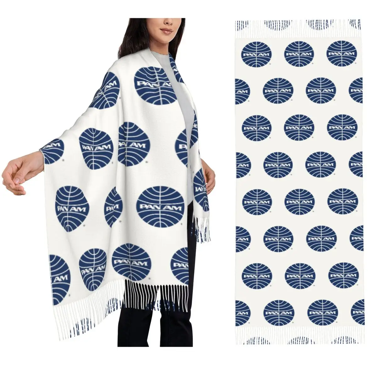 Pan Am Mid 1950-х годов глобус перевернутый шарф шарфы с кисточками для женщин мягкие теплые шали и накидки большая осенне-зимняя шаль
Pan Am Mid 1950-х годов глобус перевернутый шарф шарфы с кисточками для женщин мягкие теплые шали и накидки большая осенне-зимняя шаль