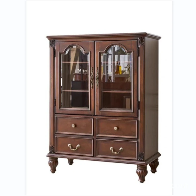 Living room against the wall Solid wood double-door wine cabinet Single door small short cabinet
Living room against the wall Solid wood double-door wine cabinet Single door small short cabinet