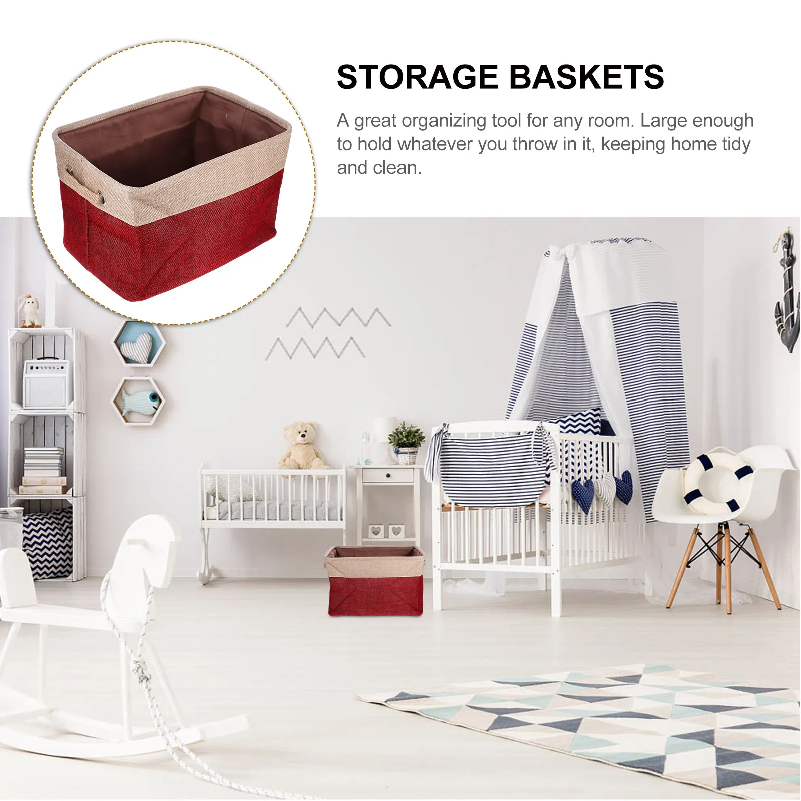 Collapsible Storage Bin Fabric Basket Organizer Clothes Jeans Pants Multipurpose Closet Sundries Container Home Tidy Clean
Collapsible Storage Bin Fabric Basket Organizer Clothes Jeans Pants Multipurpose Closet Sundries Container Home Tidy Clean