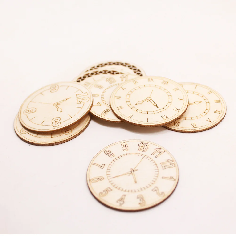 8Pcs Wooden DIY Clock Pattern Slices Creative Round Wood Adornments for Holiday Birthday Wedding Christmas Decorations
8Pcs Wooden DIY Clock Pattern Slices Creative Round Wood Adornments for Holiday Birthday Wedding Christmas Decorations