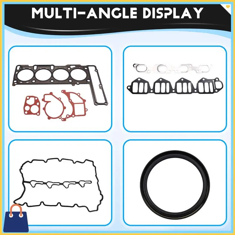 Efficient 6640100001 Car Engine Overhaul Gasket Kit Rebuilding Kits For Ssangyong Actyon Kyron 2.0 Rexton +D20DT 6640160000
Efficient 6640100001 Car Engine Overhaul Gasket Kit Rebuilding Kits For Ssangyong Actyon Kyron 2.0 Rexton +D20DT 6640160000