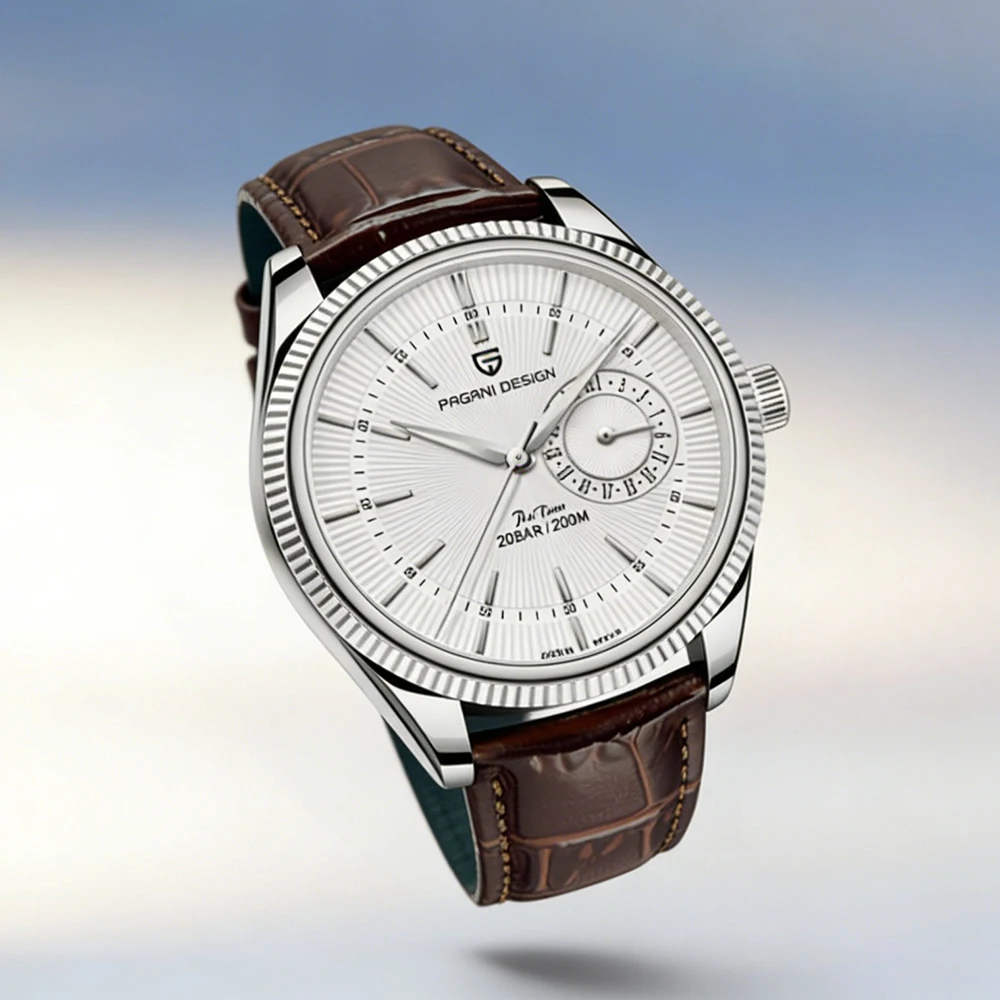 Новые часы PAGANI DESIGN, роскошные кварцевые мужские часы с яркой подсветкой, модные кожаные часы, хронограф с сапфировым стеклом для мужчин
Новые часы PAGANI DESIGN, роскошные кварцевые мужские часы с яркой подсветкой, модные кожаные часы, хронограф с сапфировым стеклом для мужчин