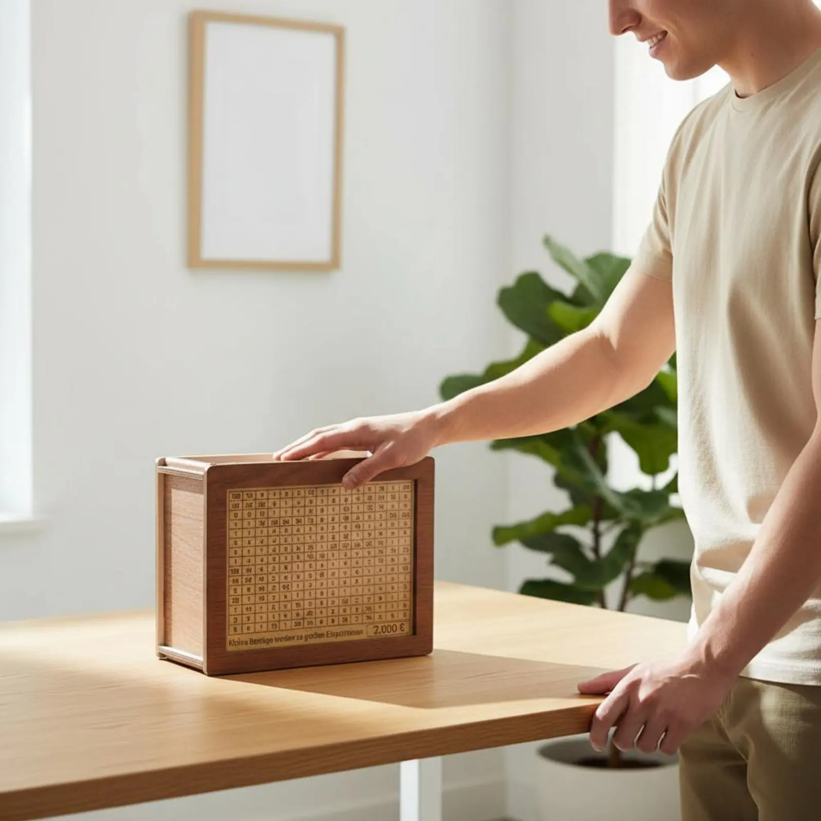 Wooden Savings Box Motivational Tool Wooden Savings Quest Box Piggy Bank Reusable Household Decoration Educational for Children
Wooden Savings Box Motivational Tool Wooden Savings Quest Box Piggy Bank Reusable Household Decoration Educational for Children