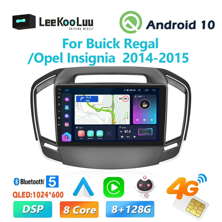 LeeKooLuu 9" 2 Din Android Car Radio For Buick Regal / Opel Insignia 2014 2015 Multimedia Video Player 2Din Carplay Auto Stereo
LeeKooLuu 9" 2 Din Android Car Radio For Buick Regal / Opel Insignia 2014 2015 Multimedia Video Player 2Din Carplay Auto Stereo