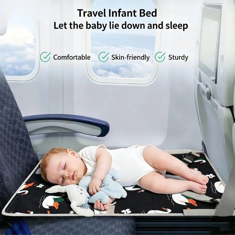 Children Flight Extender with Mesh Pocket and Adjustable Straps, Polyester Leg Support Panel for Travel Use A2UB
Children Flight Extender with Mesh Pocket and Adjustable Straps, Polyester Leg Support Panel for Travel Use A2UB