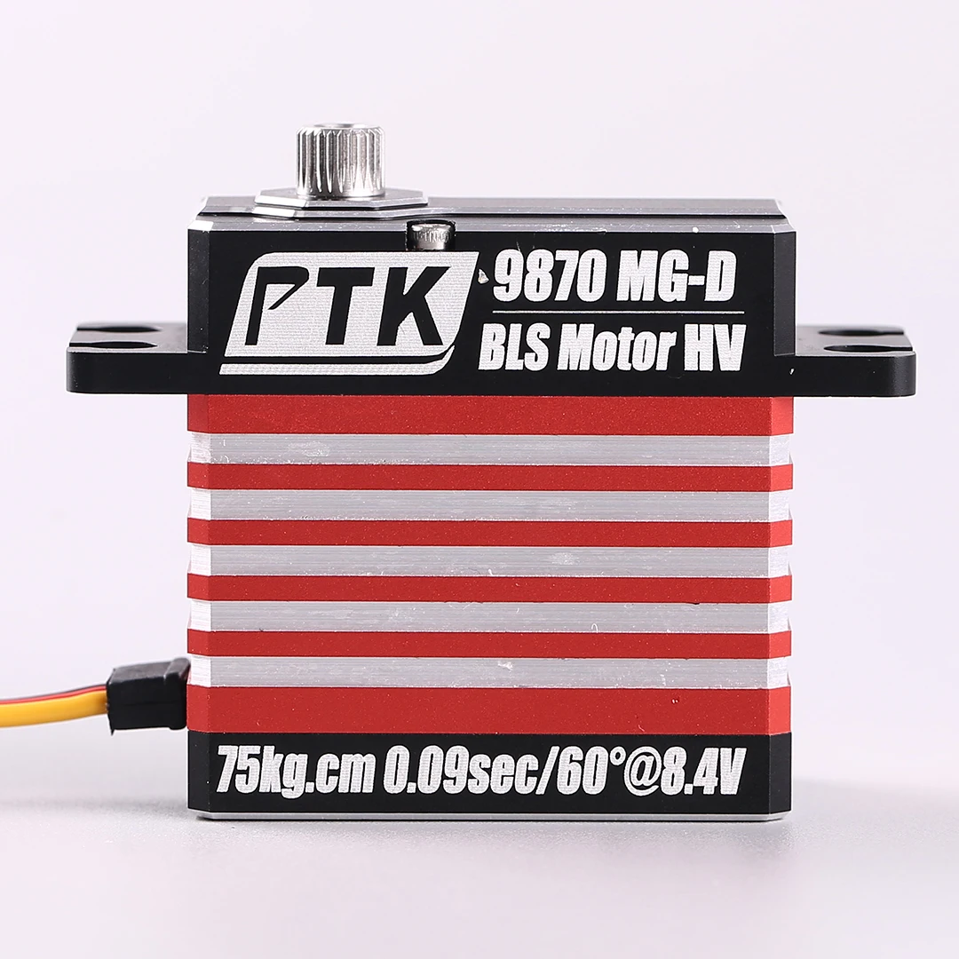 PTK 9870 MG-D 70kg BLS Digital Brushless Motor Servo 180/270/300/360° for RC Car Model Fixed Wing Aircraft Accessories
PTK 9870 MG-D 70kg BLS Digital Brushless Motor Servo 180/270/300/360° for RC Car Model Fixed Wing Aircraft Accessories