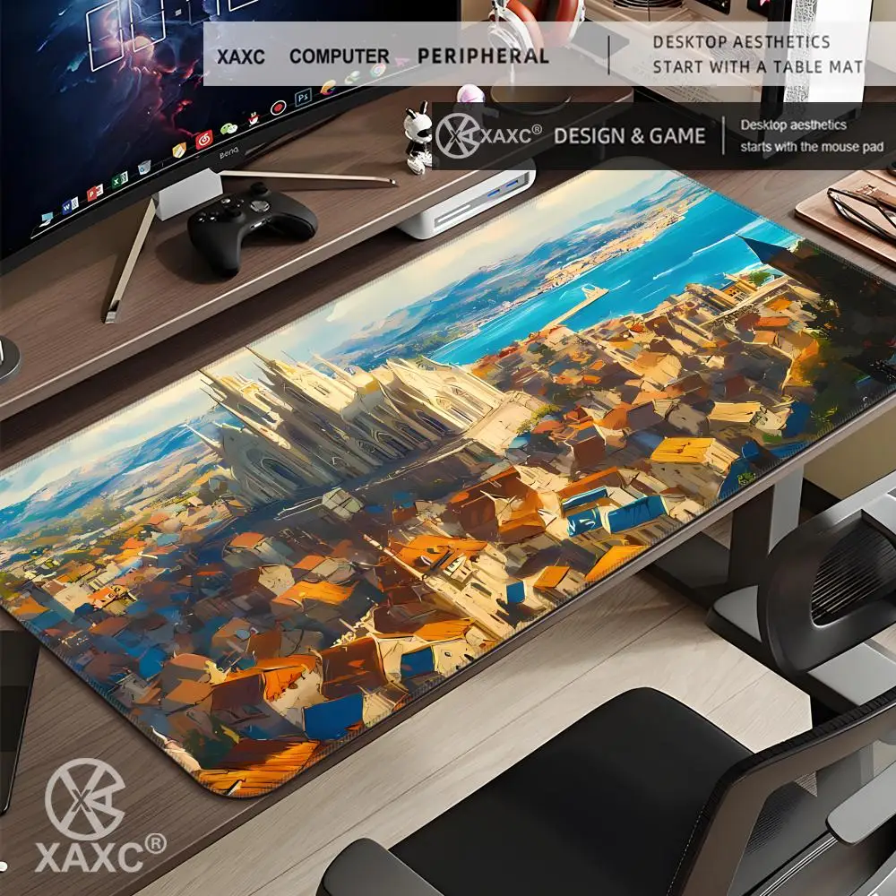Stormwind City Desk Mat HYBXXC World of Warcraft RPG Gaming Larger Mouse Pad Fantasy Table Top Beautiful Landscape Mouse Pad
Stormwind City Desk Mat HYBXXC World of Warcraft RPG Gaming Larger Mouse Pad Fantasy Table Top Beautiful Landscape Mouse Pad