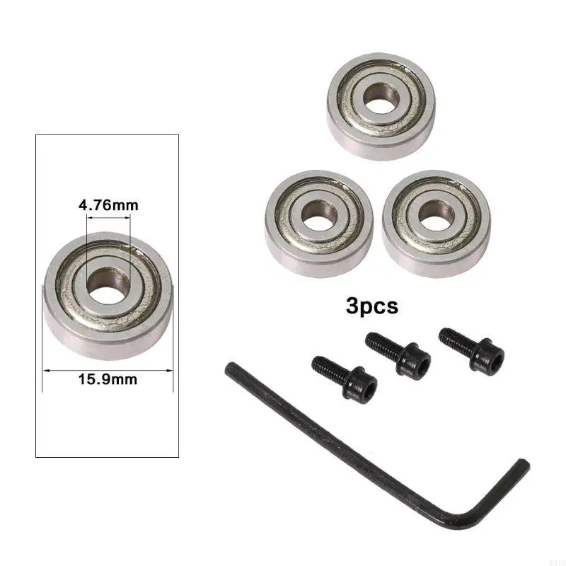 W91B Durable Steel Bearings Accessories Fits for Milling Cutter Heads and Shank Carpentry Tool
W91B Durable Steel Bearings Accessories Fits for Milling Cutter Heads and Shank Carpentry Tool