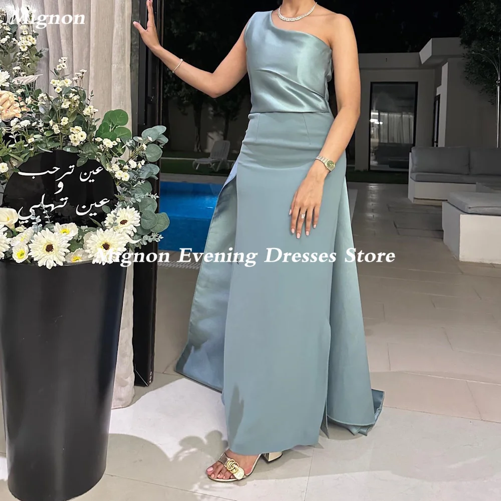 Mignon Satin Mermaid One-shoulder Ruffle Formal Prom Gown Ankle Length luxury Evening Formal Elegant Party Dress for Women 2023
Mignon Satin Mermaid One-shoulder Ruffle Formal Prom Gown Ankle Length luxury Evening Formal Elegant Party Dress for Women 2023