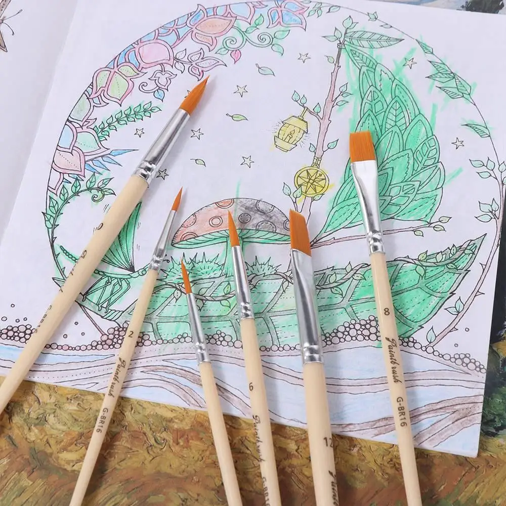 12pcs Soft Fiber Paint Brush Set Lightweight Soft Grip Nylon Painting Pen Classical Traditional Hook Line Pen Landscape Painting
12pcs Soft Fiber Paint Brush Set Lightweight Soft Grip Nylon Painting Pen Classical Traditional Hook Line Pen Landscape Painting