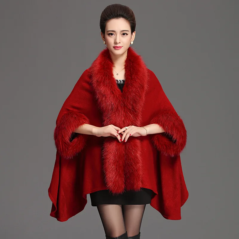 Women Cloak Coats Capes Mid Length Coat Jackets Fur Collar Ponchos Y2k Streetwear Jacket Elegant Open Stitch Autumn Winter
Women Cloak Coats Capes Mid Length Coat Jackets Fur Collar Ponchos Y2k Streetwear Jacket Elegant Open Stitch Autumn Winter