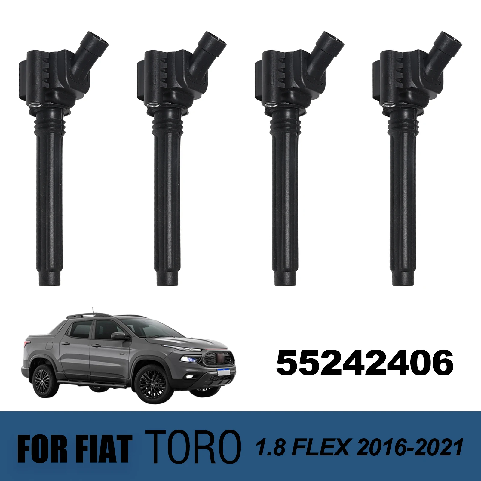 Ignition Coil 55242406 For FIAT TORO Pickup 1.8 Flex 2016-2021 TIPO Estate/Hatchback/Saloon 500X 1.6 JEEP RENEGADE 0221504039
Ignition Coil 55242406 For FIAT TORO Pickup 1.8 Flex 2016-2021 TIPO Estate/Hatchback/Saloon 500X 1.6 JEEP RENEGADE 0221504039