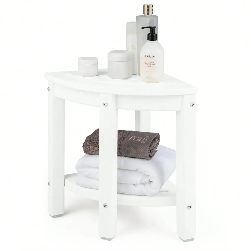 Corner Shower Bench Stool Waterproof Bathroom Stool Heavy Duty With Shelf Back To School Dormitory Storage
Corner Shower Bench Stool Waterproof Bathroom Stool Heavy Duty With Shelf Back To School Dormitory Storage